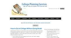 Desktop Screenshot of collegeplanningservices.org